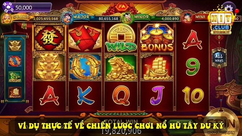 Ví dụ thực tế về chiến lược chơi Nổ Hũ Tây Du Ký